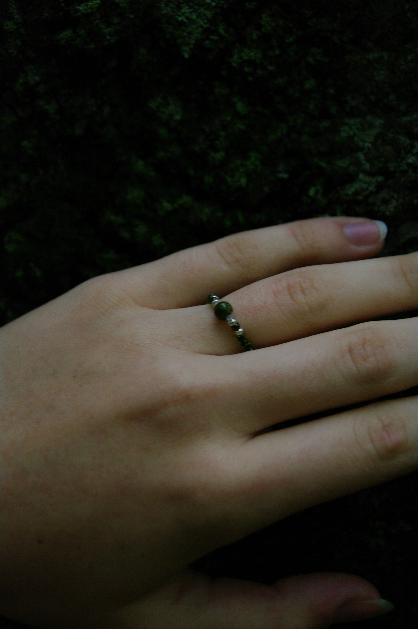 Forest Rings with Jade